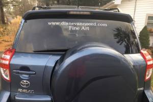 2011 Toyota Rav Car back window Lettering from Diane V, MI